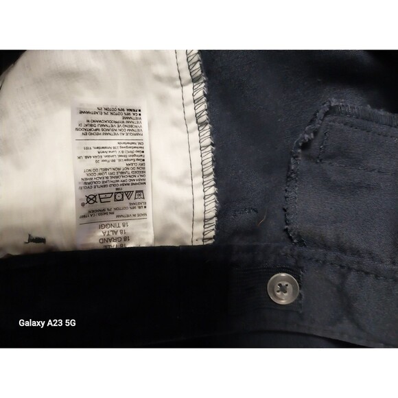 Old Navy Skinny Stretch Pants Navy Blue Size 18 Tall - Picture 6 of 7